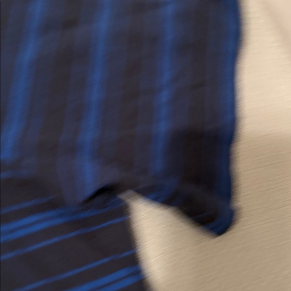 Duluth Trading Co Navy and Blue Striped Tee - Picture 6 of 7